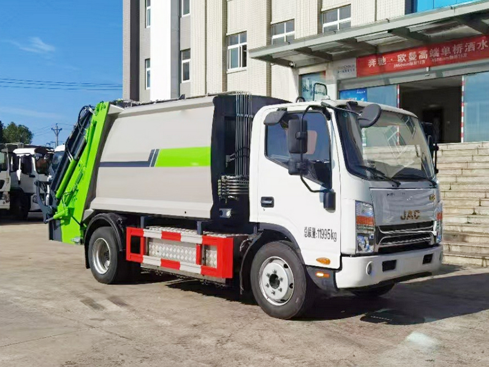 8方江淮纯电动压缩垃圾车