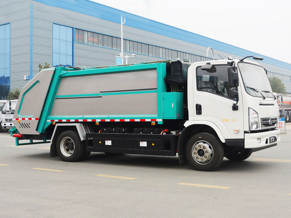 8方比亚迪T7纯电动压缩垃圾车