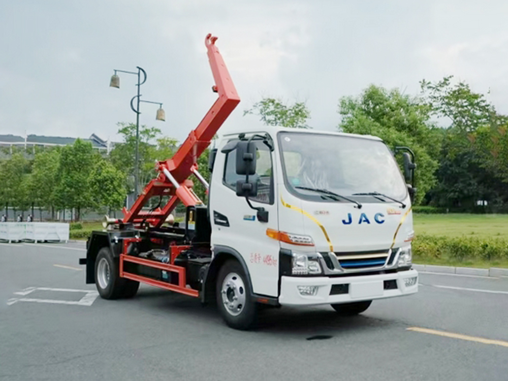 江淮混动勾臂垃圾车