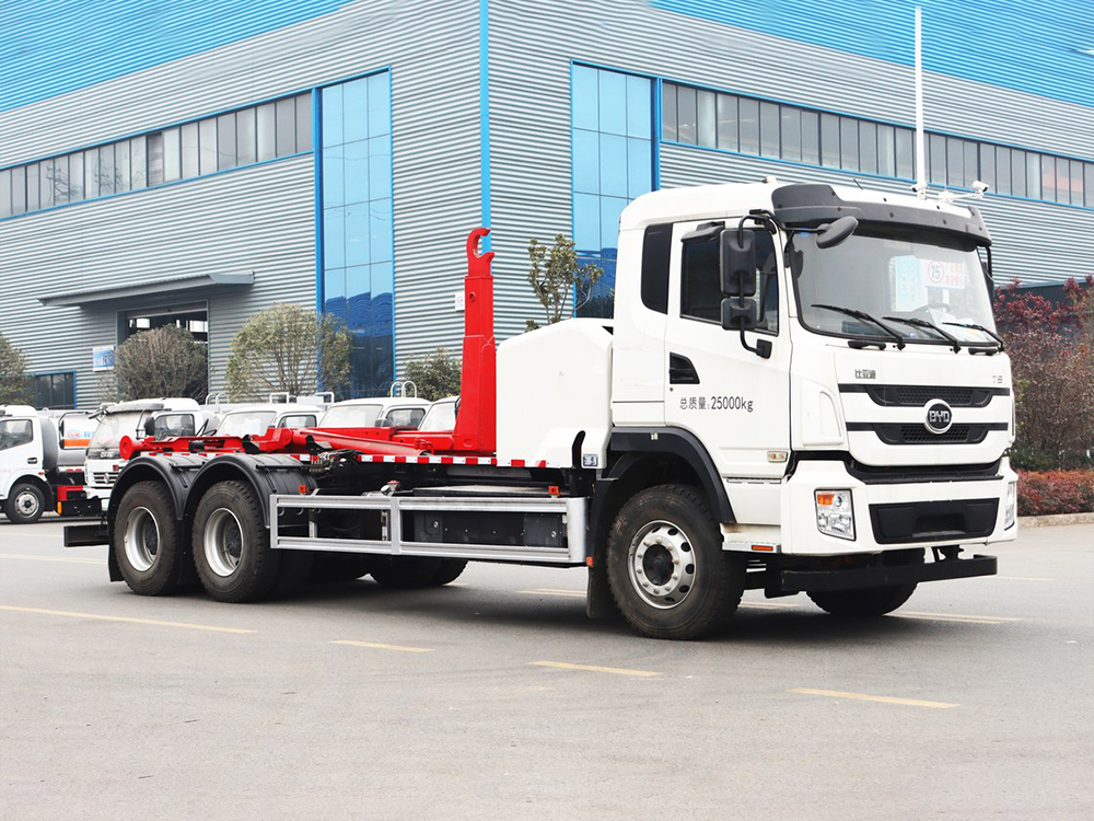 比亚迪T9纯电动自装卸垃圾车