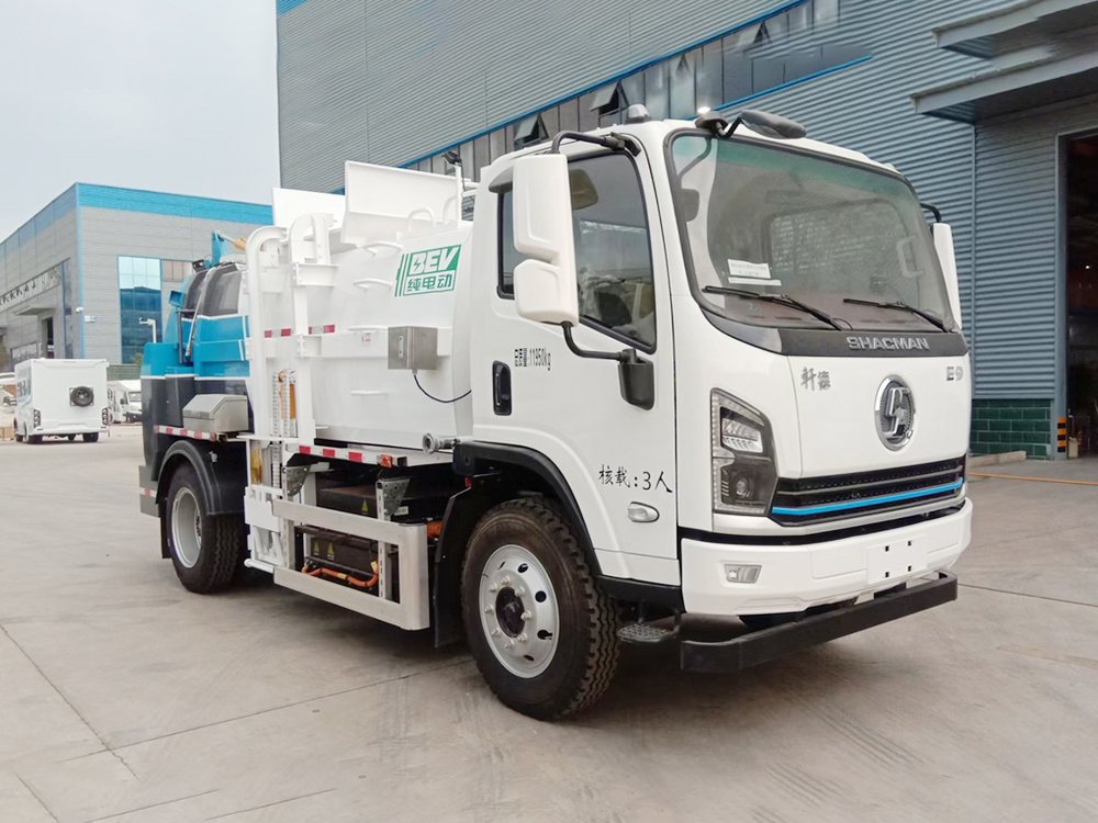 12吨陕汽纯电动餐厨垃圾车